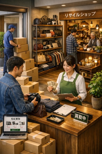 買取サービスの流れ